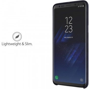 Englon serijos odinis dėklas juodas (Samsung S9)